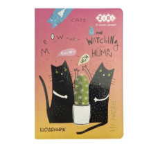 Школьный дневник CACTUS, В5, 48 л., тверд. обл., иск.кожа / поролон, оранжевый