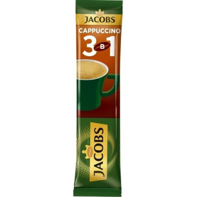 Кавовий напій 3в1 Капучино, 24х12,5г Jacobs