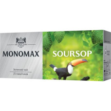 Чай зелений 1.5г*25, пакет, SOURSOP, МОNОМАХ