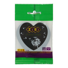 Блок паперу для нотаток BLACK HEART, з клейким шаром , 70х70 мм, 50 арк., чорний, KIDS Line Блок паперу для нотаток BLACK HEART, з клейким шаром , 70х70 мм, 50 арк., чорний, KIDS Line