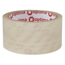 Лента клейкая упаковочная (скотч) Optima Extra, прозрачная, 48мм*35м