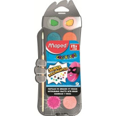 Фарби акварельні COLOR PEPS 12 кольорів + пензлик