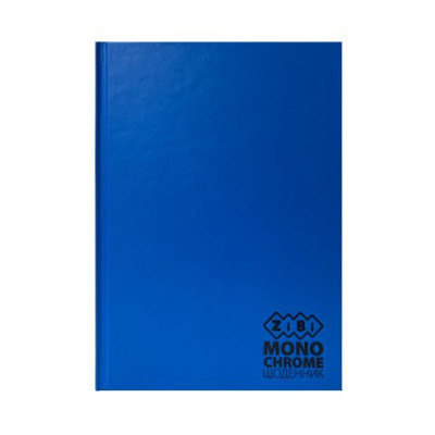 Дневник школьный MONOCHROME, В5, 40 л., тверд. обл., мат. ламин.+выб.тисн.фольгой, голубой, KIDS Line ZB.13760-14