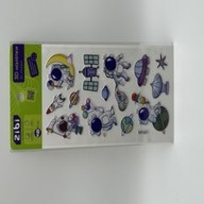 3D наліпки Блакинті космічні мрії 18 см, KIDS Line
