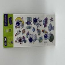 3D наліпки Блакинті космічні мрії 18 см, KIDS Line