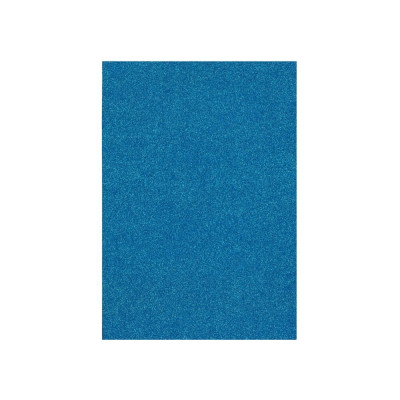 Фоамиран с блестками, 20х30 см, 2 мм, голубой MX61620-11