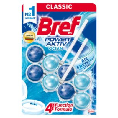 Туалетный блок BREF 2*50г Сила актив Океан Дуопак bf.56863