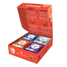 Чай чёрный 2г*32, пакет, ассорти, LOVARE