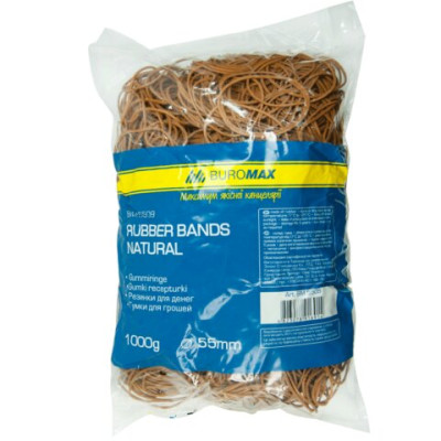 Резинки для денег NATURAL, 1000 г, 55 мм BM.5509