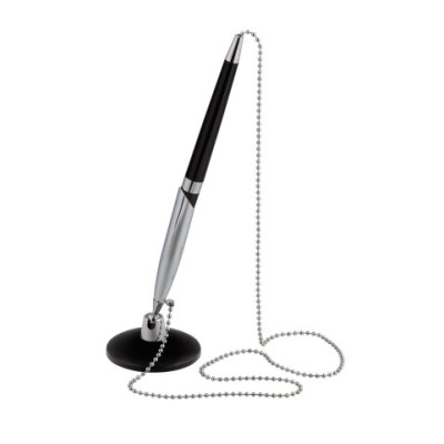 Ручка шарик. на подставке SILVER DeskPen, L2U, 0,7 мм, синие чернила BM.8146-01