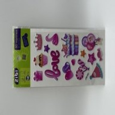 3D наліпки Happy Birthday Love 18 см, KIDS Line 3D наліпки Happy Birthday Love 18 см, KIDS Line